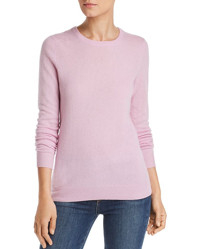 C By Bloomingdale's Crewneck Cashmere Sweater - 100% Exclusive In Rosy Lilac