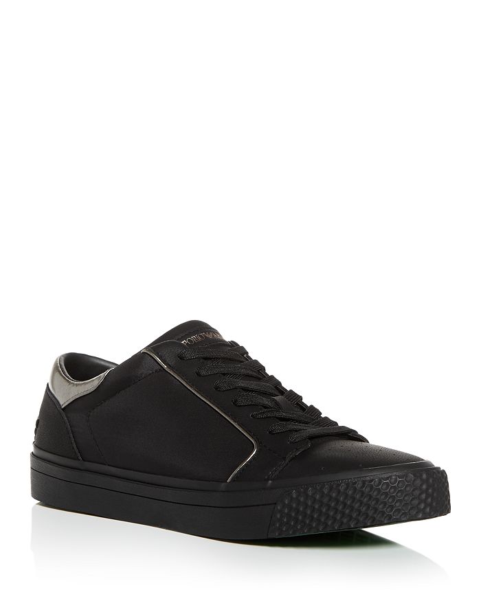 Armani Collezioni Men's Low-top Sneakers In Black