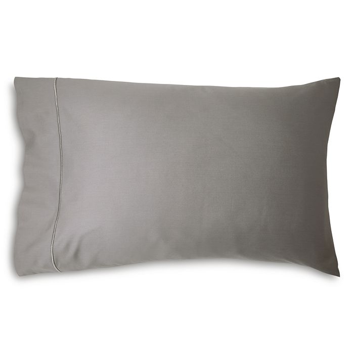 Donna Karan Silk Indulgence Cotton/silk King Pillowcase, Pair In Gray