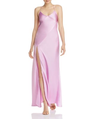 bias cut silk slip dress