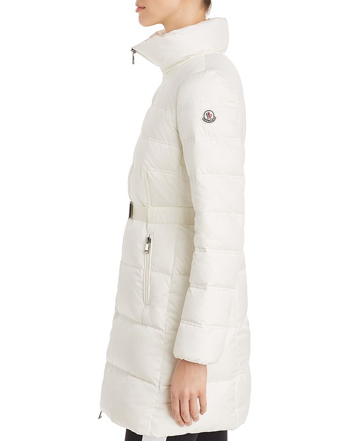 belted moncler coat