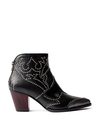 Zadig & Voltaire Women's Cara Studded Ankle Booties | Bloomingdale's