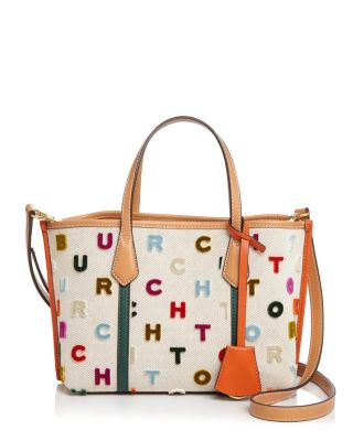 tory burch perry small clear tote