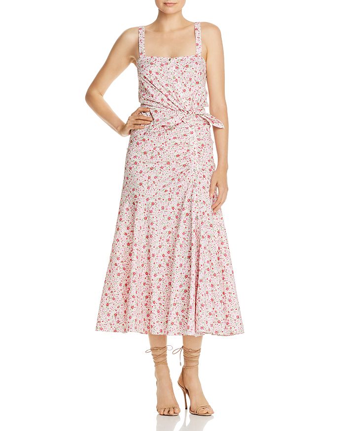 LIKELY Minka Floral Knot Detail Maxi Dress Bloomingdale s