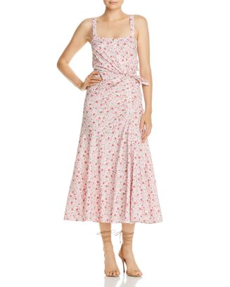 LIKELY Minka Floral Knot Detail Maxi Dress | Bloomingdale's