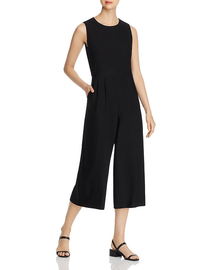 EILEEN FISHER SLEEVELESS CROPPED JUMPSUIT,F9TL-D4516M