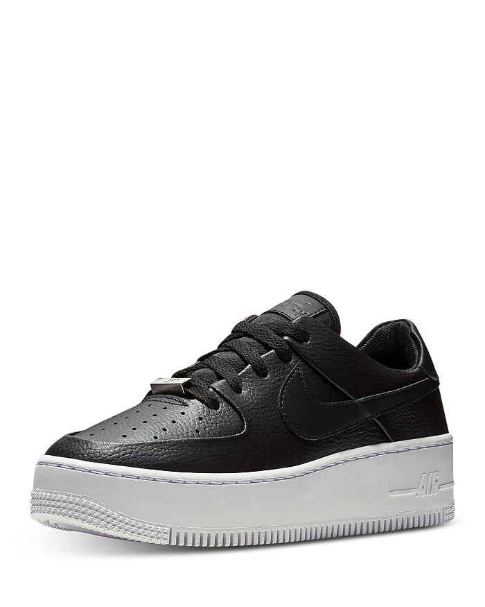 NIKE WOMEN'S AIR FORCE 1 SAGE LOW-TOP PLATFORM trainers- 100% EXCLUSIVE,AR5339