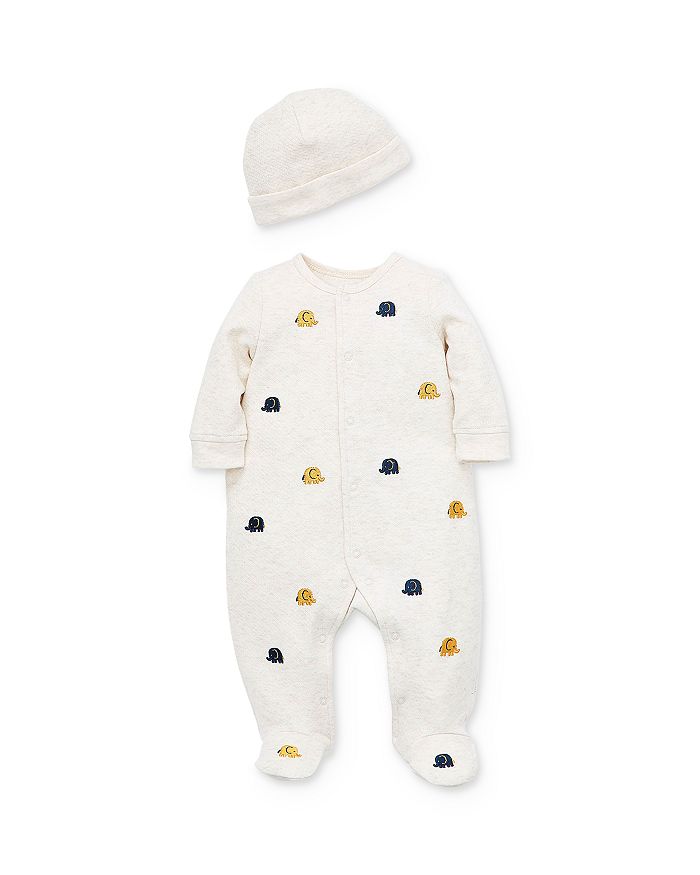 Little Me Boys' Elephant Footie & Hat Set Baby Bloomingdale's