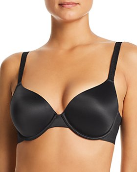 Women's Sheer Marquisette Lightly Lined Demi Bra Classic French Triangle  Cup Black 