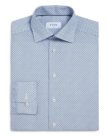 Eton Micro Medallion Slim Fit Dress Shirt | Bloomingdale's