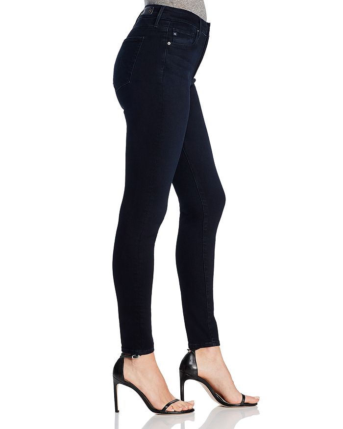 Shop Ag Farrah High Rise Ankle Skinny Jeans In Blue Above