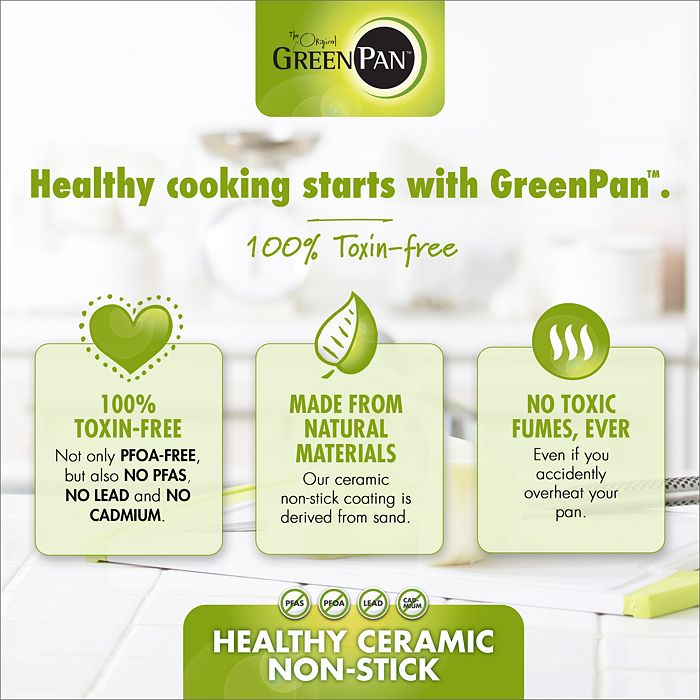 Greenpan Chatham 11 Ceramic Nonstick Everyday Pan In Grey