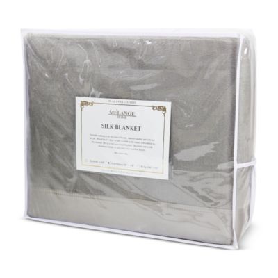 Home Plaza Silk Blanket, Full/Queen