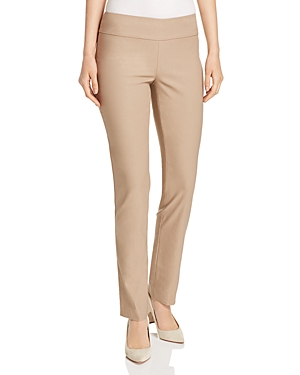 Nic + Zoe Petite Wonderstretch Straight-leg Pants In Warm Sisal