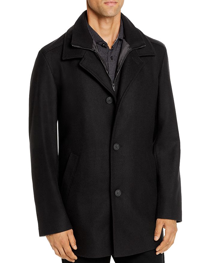 Hugo Barelto Bib-front Coat In Black | ModeSens