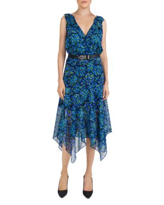 the kooples long floral wrap dress