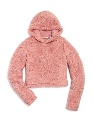 girls sherpa hoodie