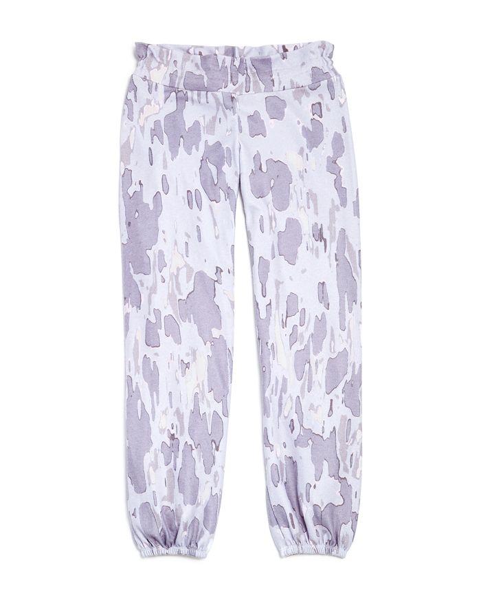 Wildfox Girls' Rose Abstract Camo Jogger Pants - Big Kid In Multi
