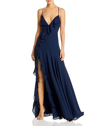 Fame and Partners Frame and Partners Callais Ruffled Gown | Bloomingdale's