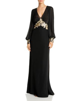 Chiffon Gown Tadashi Shoji Lace Dress