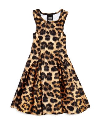 animal print kids dress