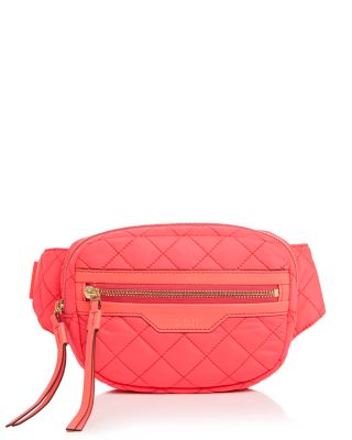 TORY BURCH PERRY QUILTED NYLONBELT BAG