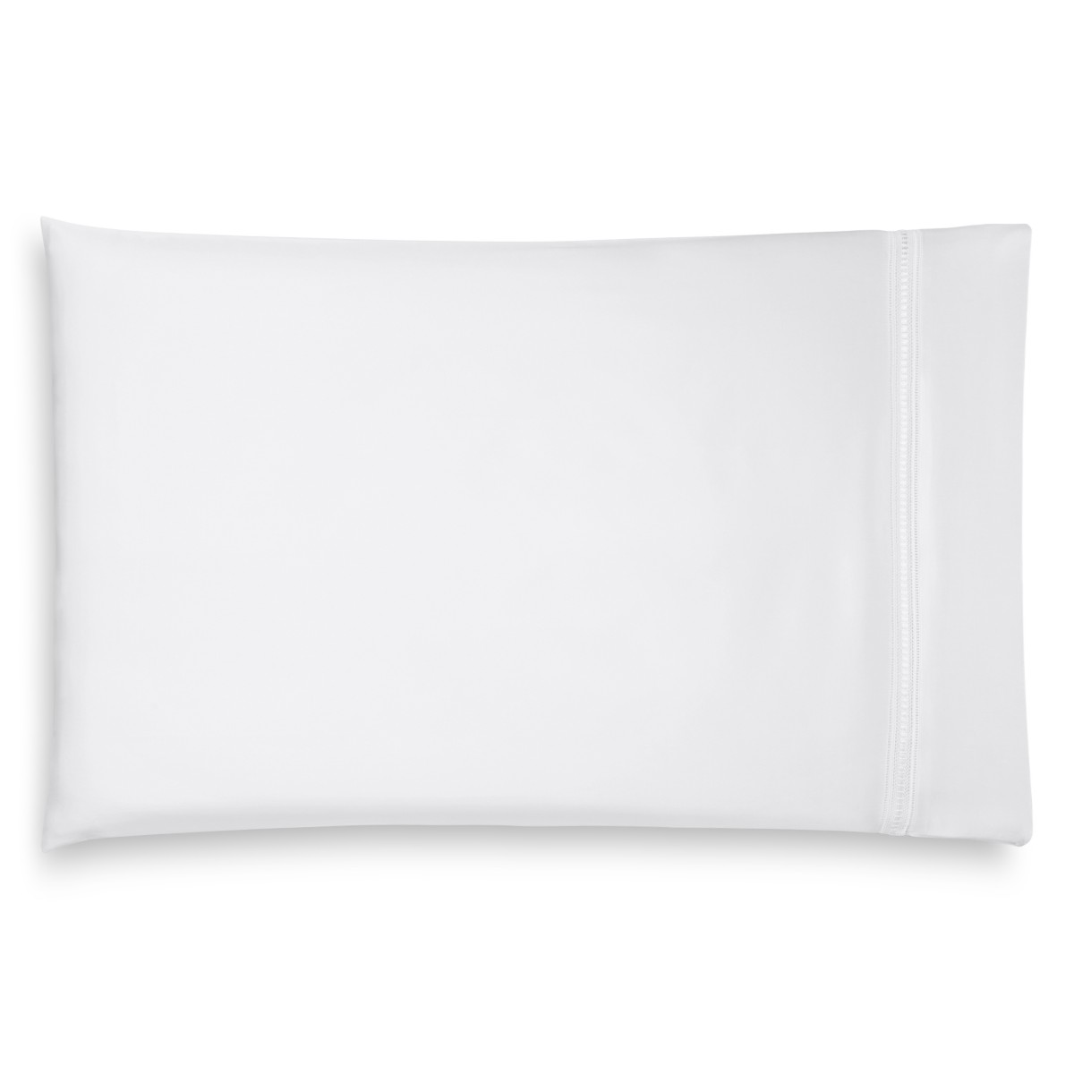 Sferra Diamante King Pillowcase, Pair in White