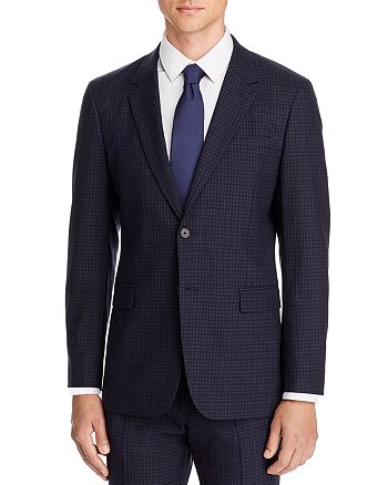 Theory Chambers Small Check Slim Fit Suit Jacket | Bloomingdale's