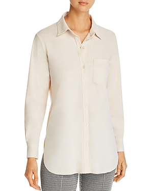 Lyssé Schiffer Button-down Top In Oyster