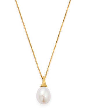 Marco Bicego 18K Yellow Gold Africa Cultured Freshwater Pearl Pendant Necklace, 16.75