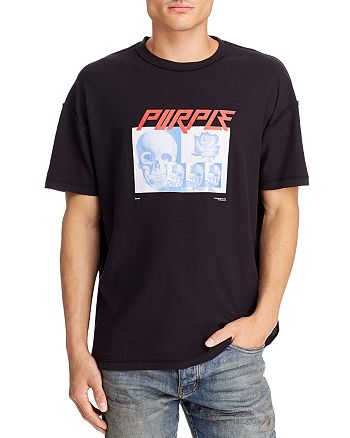 Purple Brand Skull Graphic Inside Out Tee Bloomingdale S