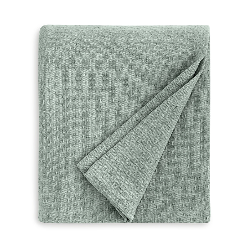Sferra Corino Blanket, King In Seagreen