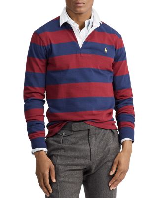ralph lauren striped rugby shirt