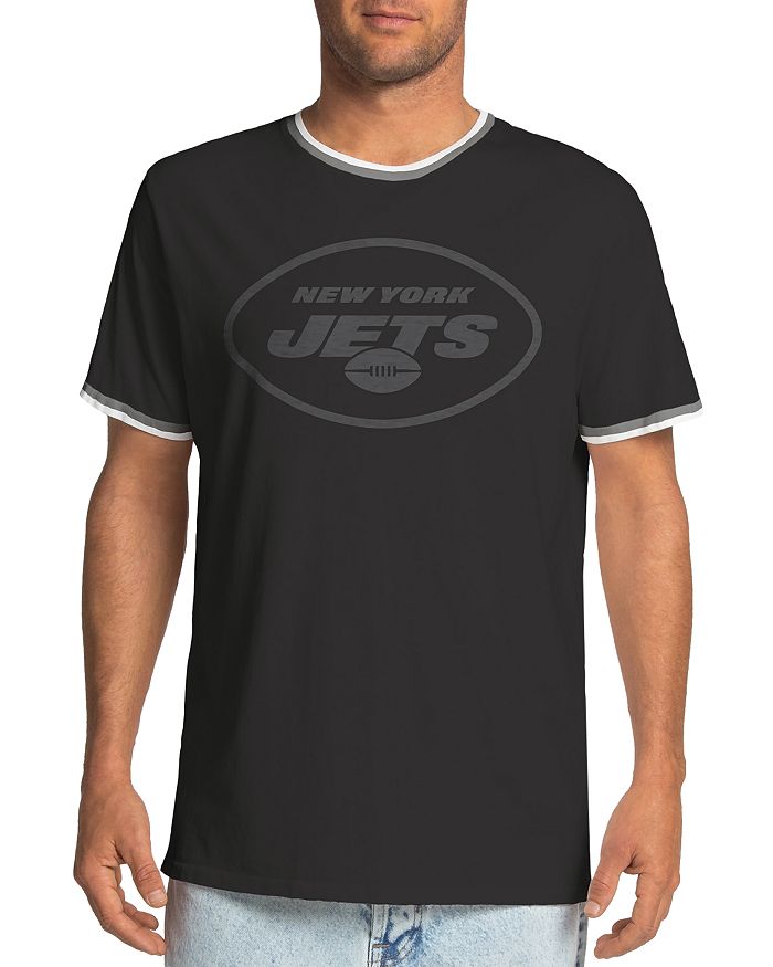 Junk Food Throwback Football Graphic Ringer Tee In Hunter Green