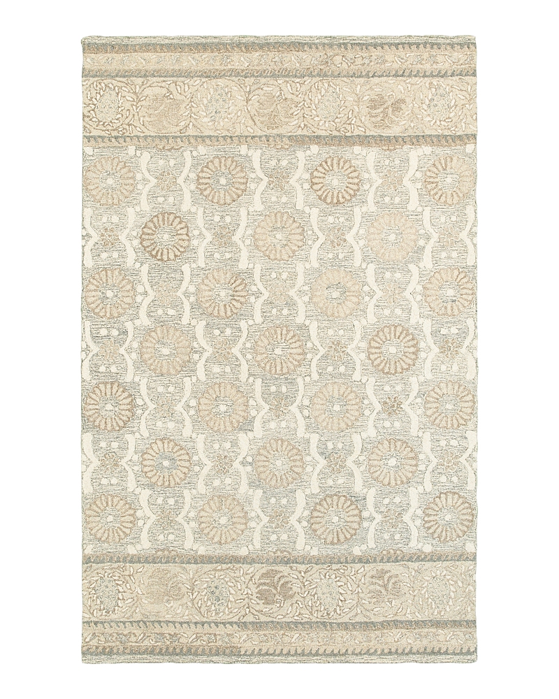 Oriental Weavers Craft 93002 Area Rug, 3'6 X 5'6 In Ash/sand