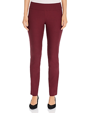 Nic + Zoe Wonderstretch Straight Leg Pants In Port