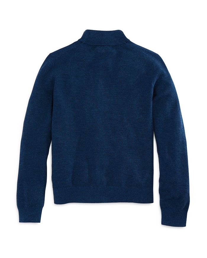 Shop Vineyard Vines Boys' Half-zip Sweater - Little Kid, Big Kid In Blue