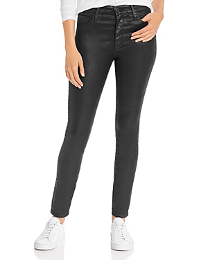 AG FARRAH FAUX-LEATHER SKINNY JEANS,LSS1777