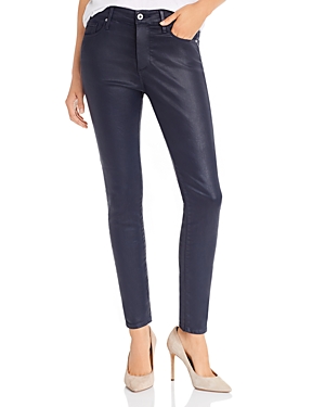 AG FARRAH FAUX-LEATHER SKINNY JEANS,LSS1777