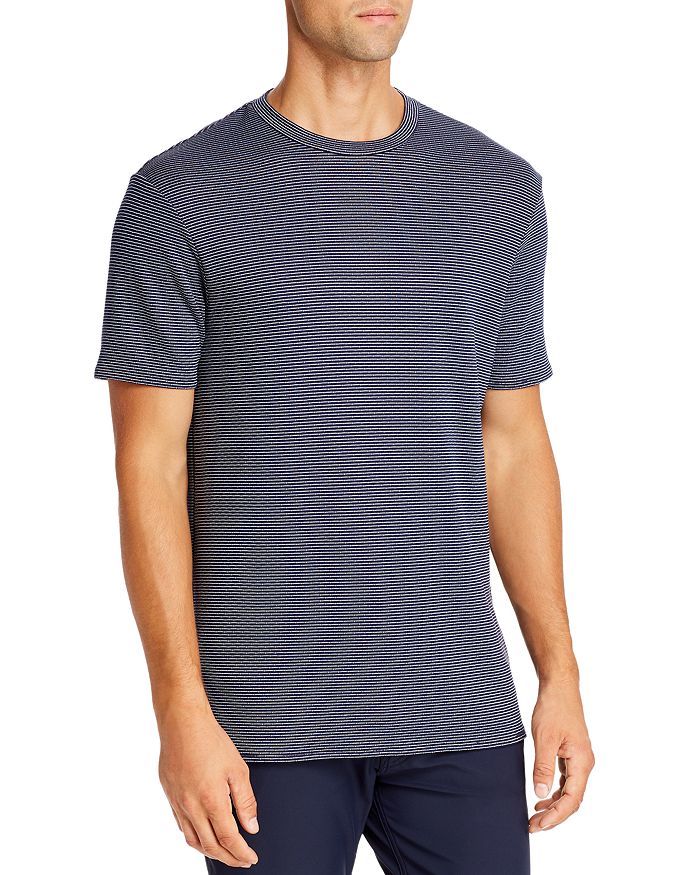 Emporio Armani Striped Crewneck Tee | Bloomingdale's
