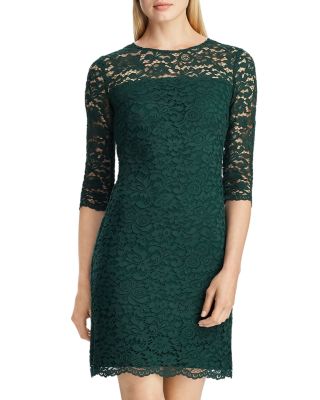 ralph lauren dark fern dress