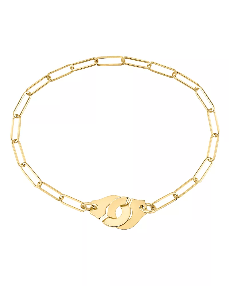 dinh van 18K Yellow Gold Menottes Chain Bracelet