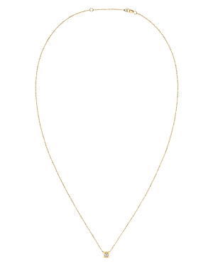 18K Yellow Gold Le Cube Diamant Medium Chain Necklace with Diamond, 17.7