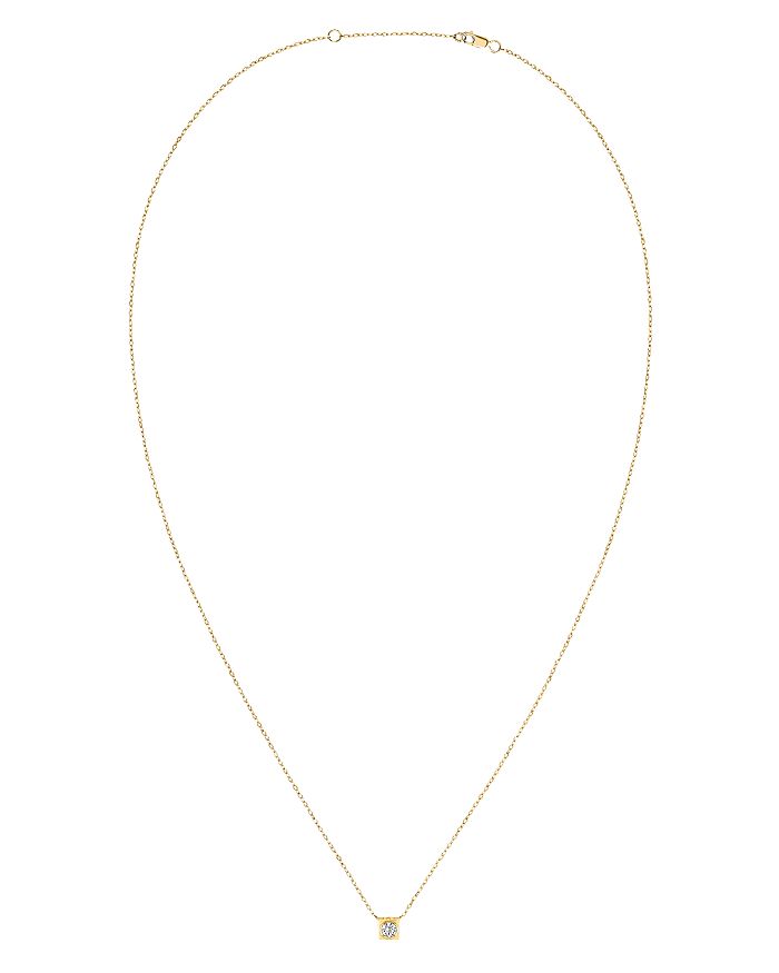 Dinh Van 18k Yellow Gold Le Cube Diamant Medium Chain Necklace With Diamond, 17.7 In White/gold