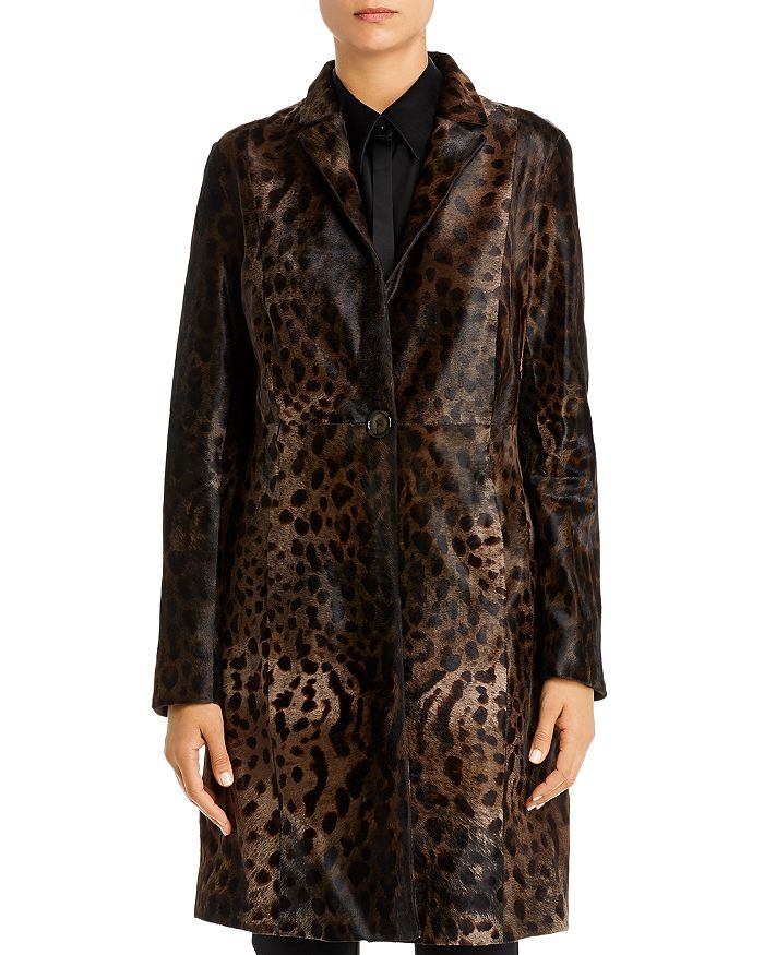 Elie tahari hotsell leopard coat