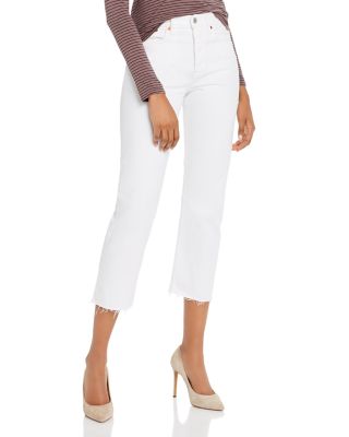 levi's wedgie fit white jeans