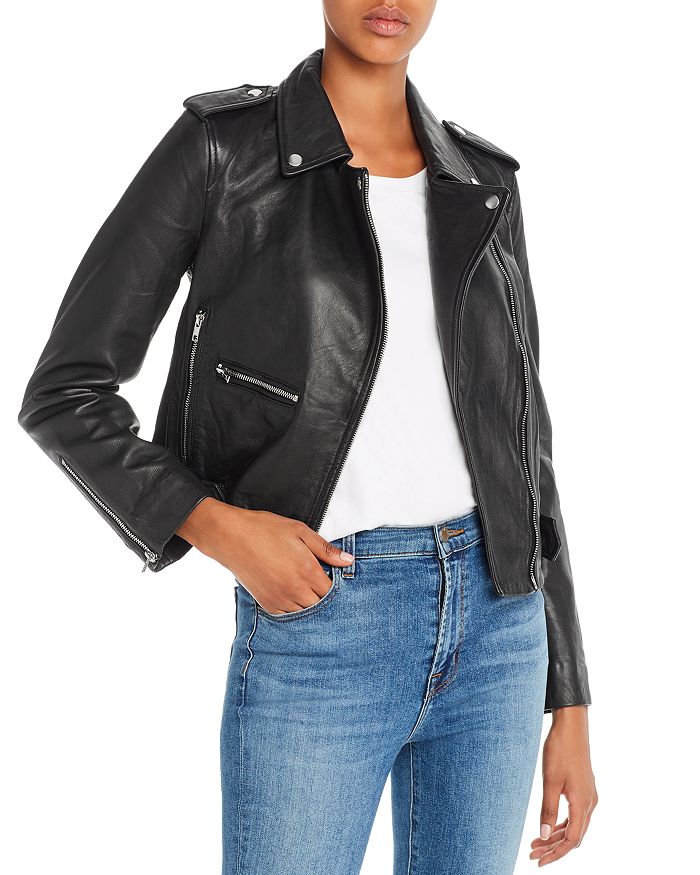 Hudson moto jacket top