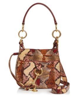 See by Chlo&eacute; - Tony Small Snake-Print Crossbody