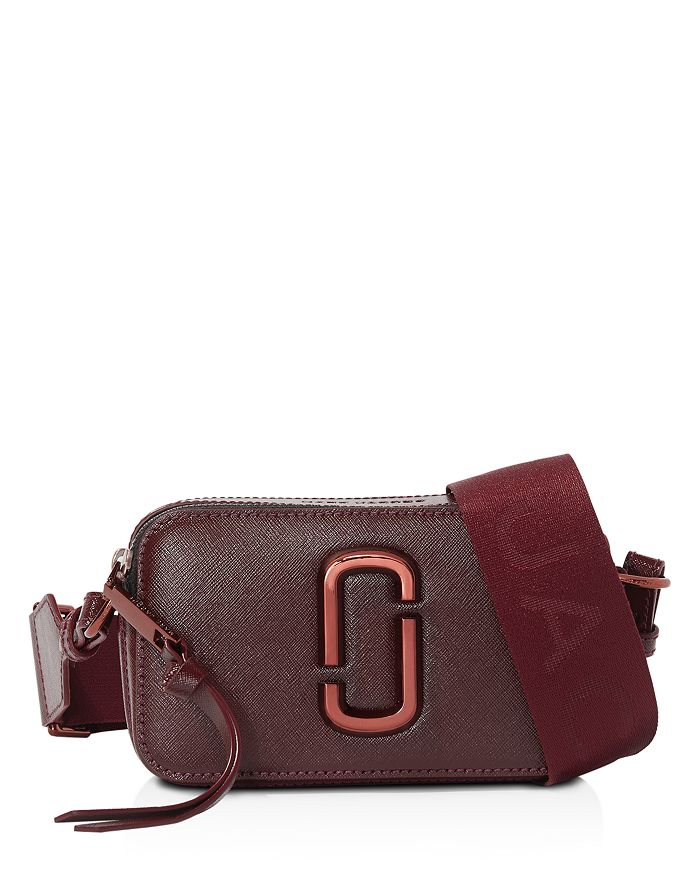 Marc Jacobs The Snapshot Dtm Anodized Crossbody Bag In Wine | ModeSens