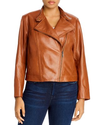 michael kors plus size leather jacket